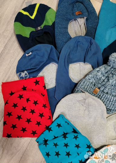 Пакет шапок на мальчика