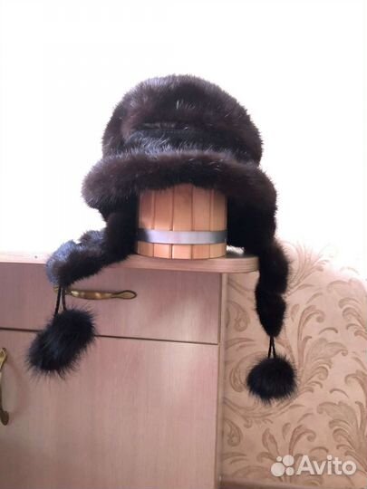 Шапка норковая женская