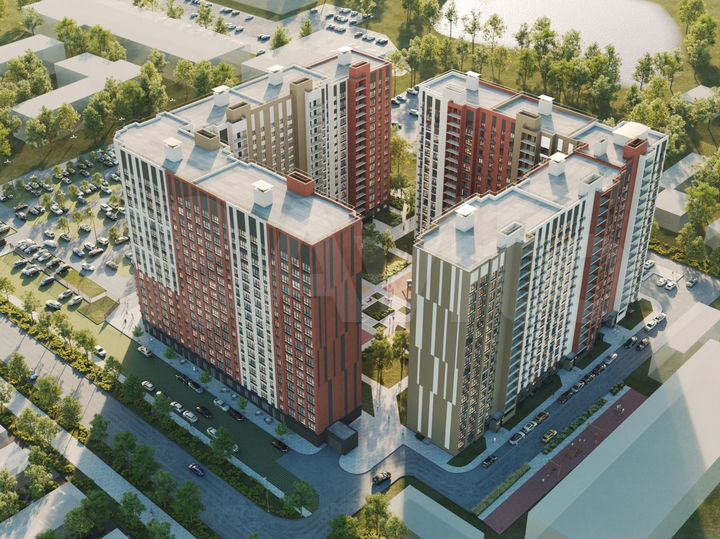 2-к. квартира, 58,5 м², 10/17 эт.