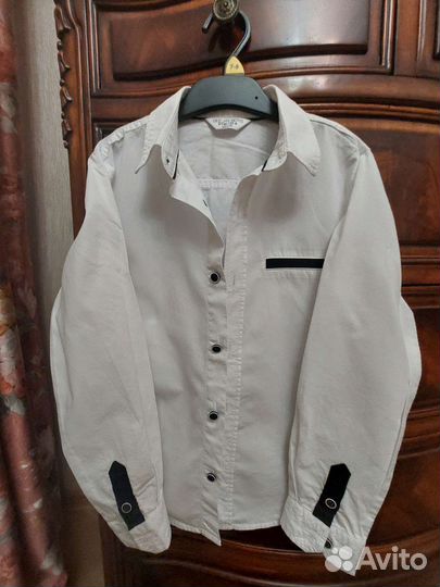 Рубашка белая, школа