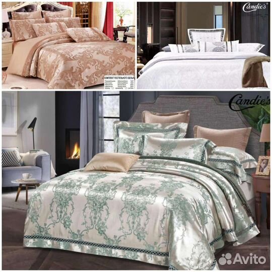 Кпб Candie’s Сатин-Жаккард в коробке евро