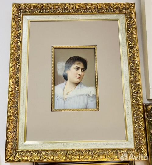 Фарфоровый пласт KPM Живопись Германия 19 век