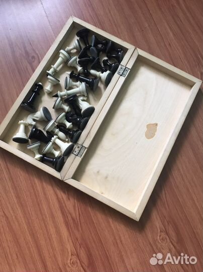 Шахматы СССР (карболит, тяжелые, полный набор)