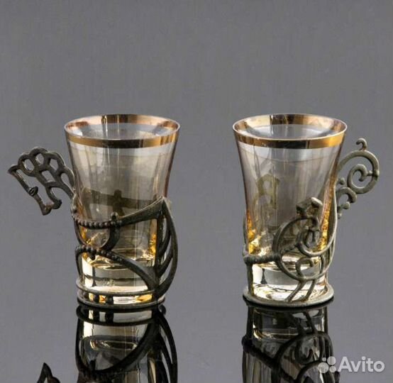 Набор подстаканников СССР. завод Авангард, на 6 п