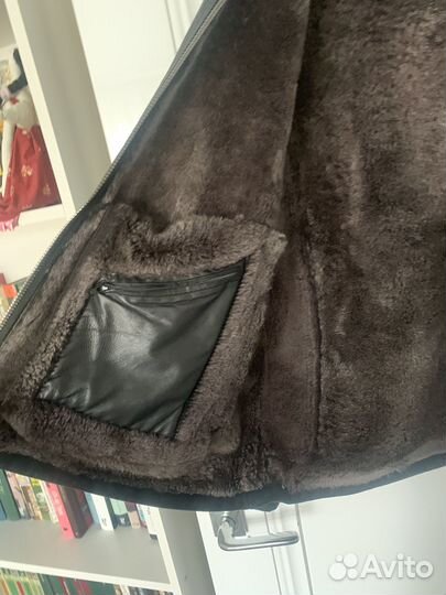 Дубленка натуральная мужская 54 56
