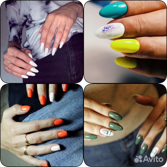 Маникюр,гель лак, наращивание