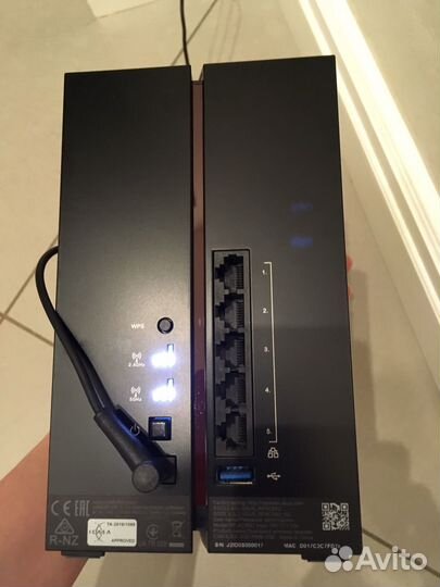 Усилитель беспроводного сигнала Asus RP-AC68U