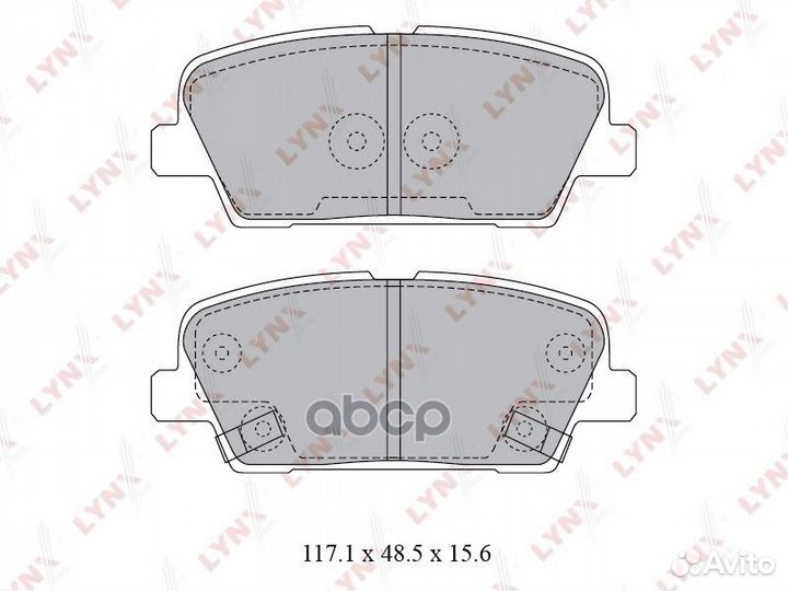 Колодки тормозные задние hyundai Santa Fe 2.2D