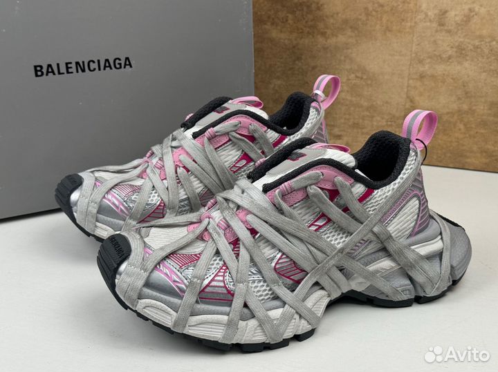 Balenciaga 3XL Extreme Lace Sneaker White Pink