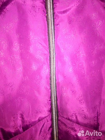 Плащ для девочки утепленный