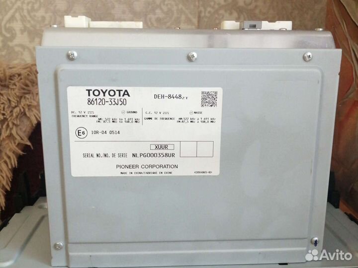 Магнитола штатная камри