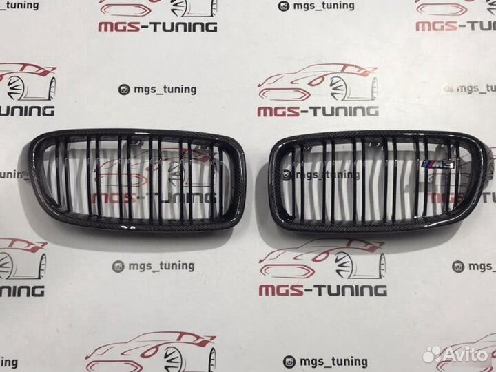 Решетка в BMW 3 f30 в стиле М3 карбон + М3