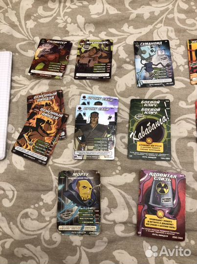 Карточки черепашки ниндзя путь ниндзя коллекция