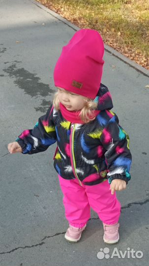 Комбинезон на флисе для девочки 86