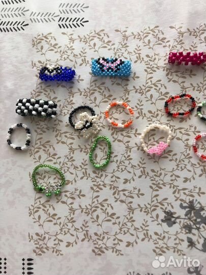 Кольца из бисера