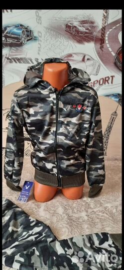 Новый спорт костюм начес, футер