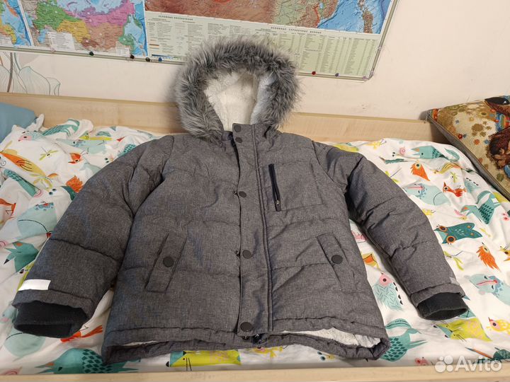 Зимняя куртка на мальчика 122-128