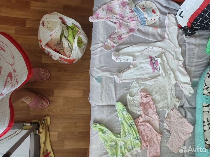Детские вещи пакетом на девочку от 0 до 3 месяцев