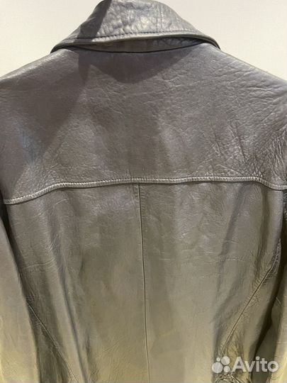 Кожаная куртка мужская 48 50