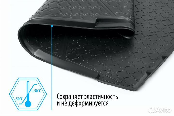 Коврик багажника Opel Astra H универсал 2004-2011