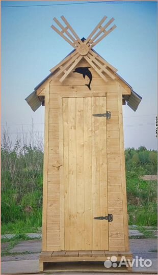 Уличный туалет прямоугольник EVT