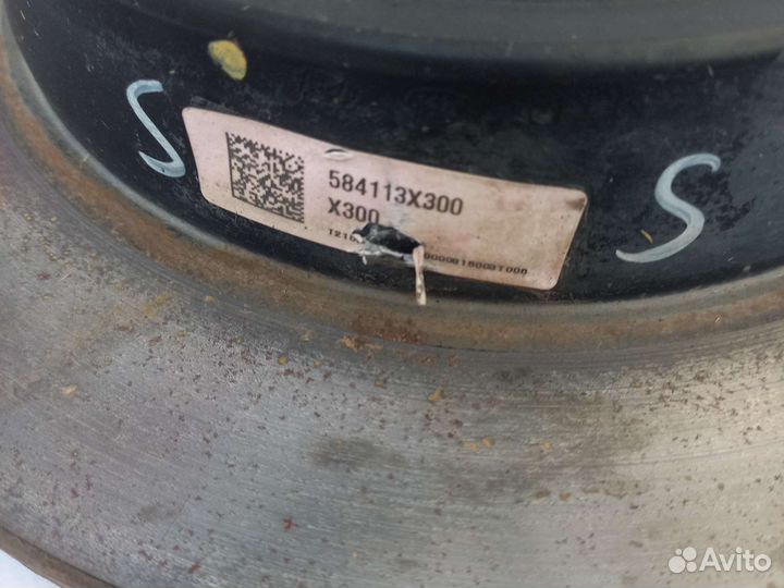 Диск тормозной задний Хендай Крета 2 21-22г