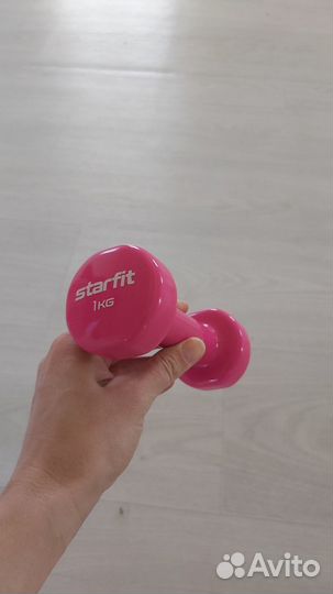 Гантели 1, 2, 3 кг