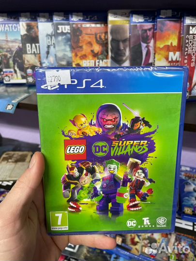Lego DC super villains ps4 новый в плёнке