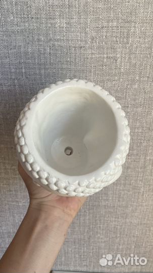 Кашпо голова будды гипс для цветов