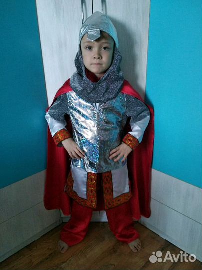 Прокат Новогодний костюм богатыря