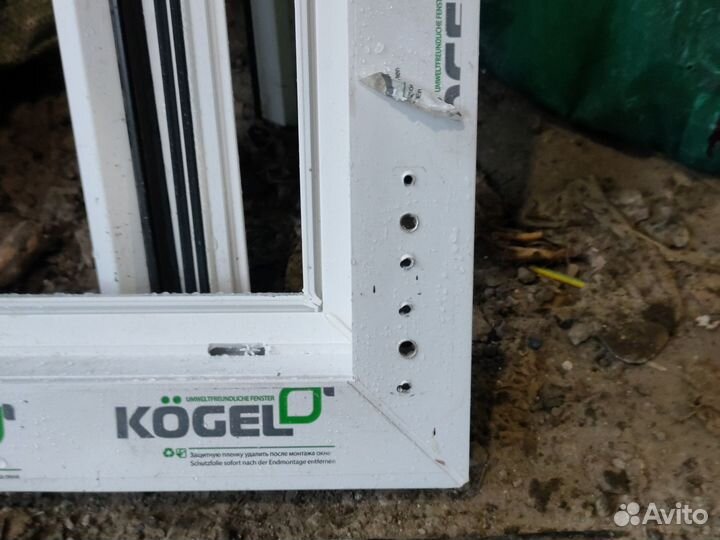 Окно новое без стеклопакета