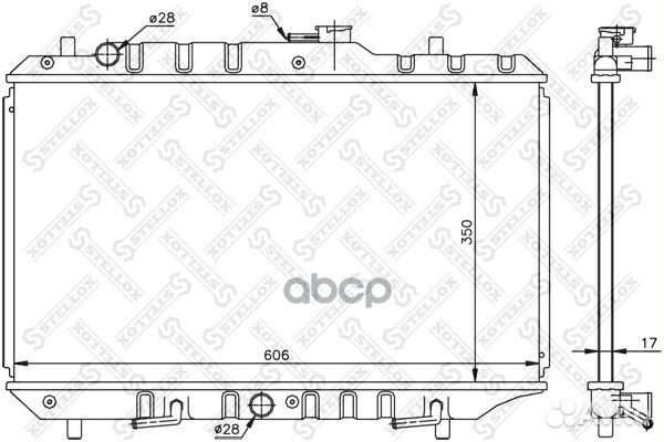10-26265-SX радиатор системы охлаждения АКПП S