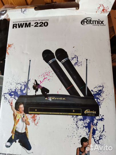 Радиомикрофон 2 штуки