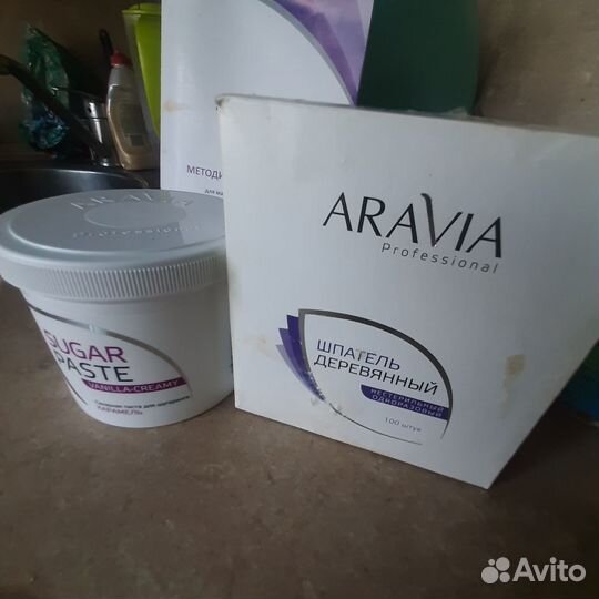 Aravia: паста, шпатели, полоски, пособия шугариста