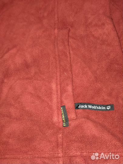Флисовая куртка jack wolfskin stormlock