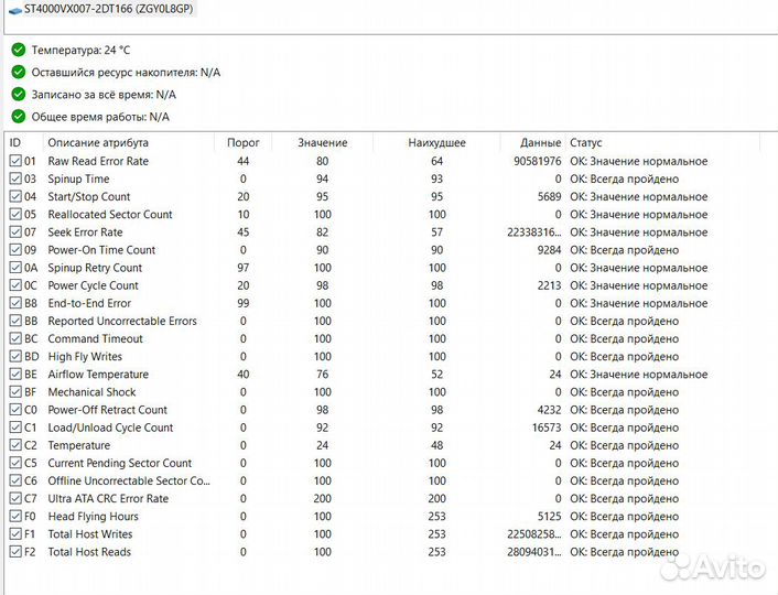 Жесткий диск Seagate skyhawk 4Tb
