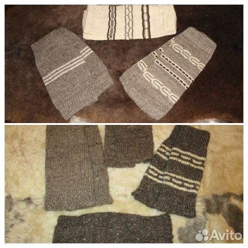 Наколенники из натуральной шерсти