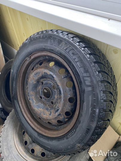 Колеса зимние michelin r15 chevrolet lacetti