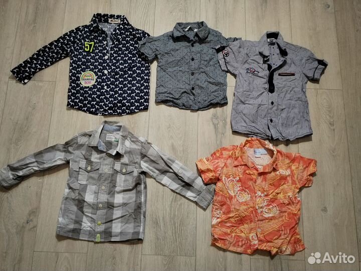 Рубашки детские 2-4 года