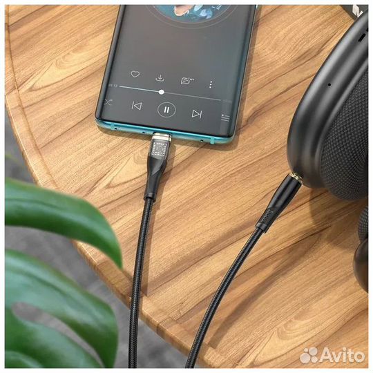 Кабель AUX, Type-C(m) - Jack 3,5mm(m) hoco UPA25