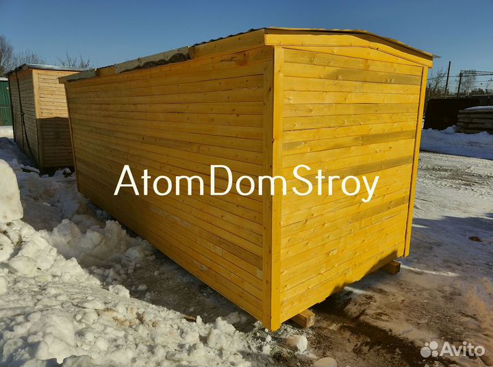 Бытовка деревянная утепленная с электрикой