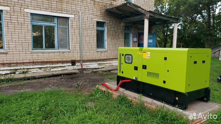 Дизельный генератор 40 кВт в кожухе, новый, 2025г