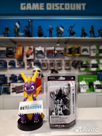 Джойстик PS3 Вторая ревизия - Белый Антик