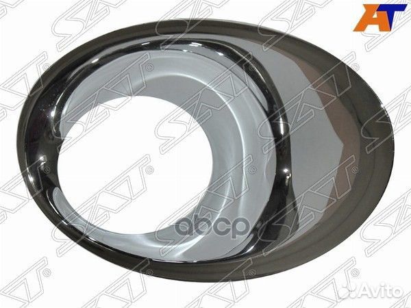 Окантовка птф renault megane III 12-14 RH хром