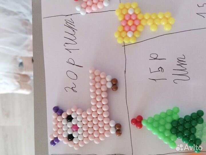 Поделки из аквамозаики всё в одном экземпляре