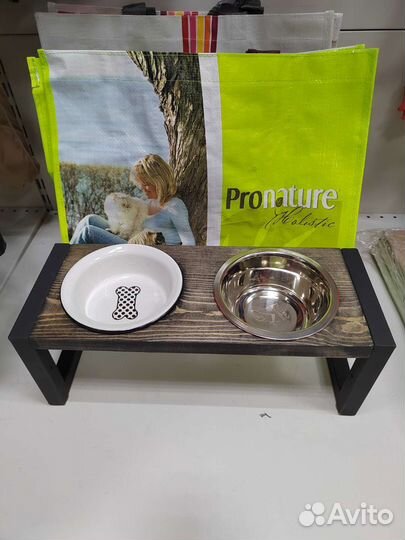 Подставка для мисок собак или кошек лофт
