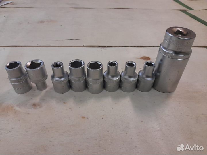 Головки 6-ти гранные в ассортименте