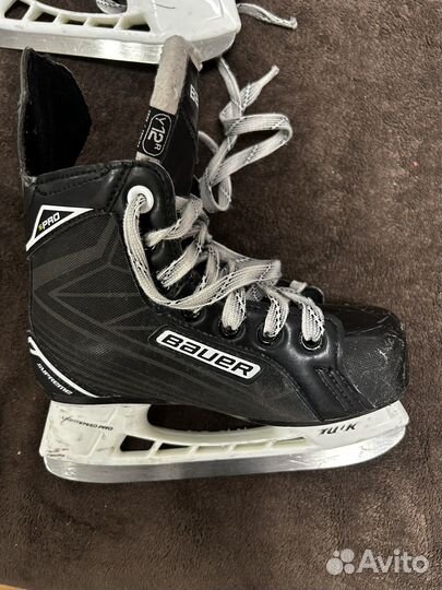 Хоккейные коньки детские bauer размер 31