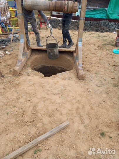 Копка колодцев вручную и канализации