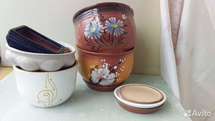 Горшки для цветов керамические